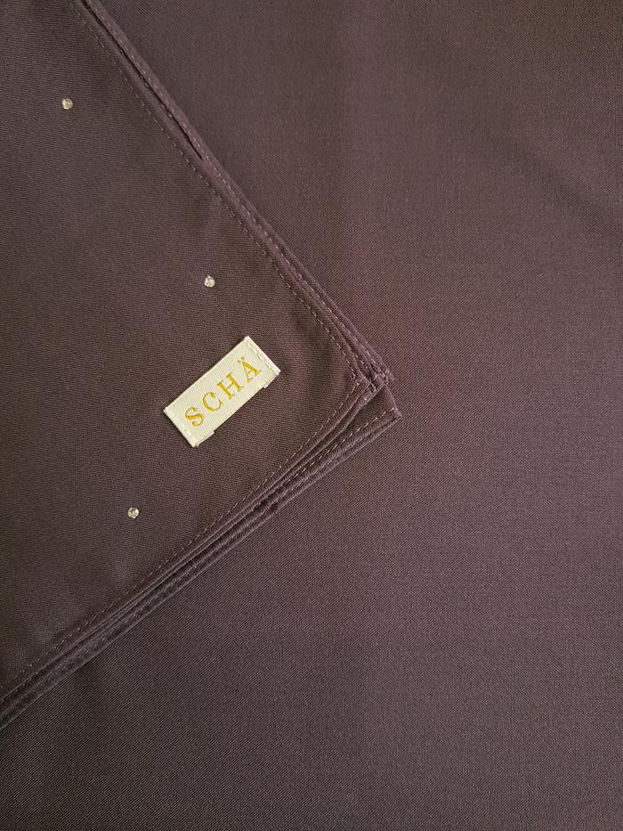 Gambar SCHA Kemilau Series Vol 1 - Swarovski Voal Jilbab Square Premium - Dark Purple dari SCHA Official undefined Tokopedia