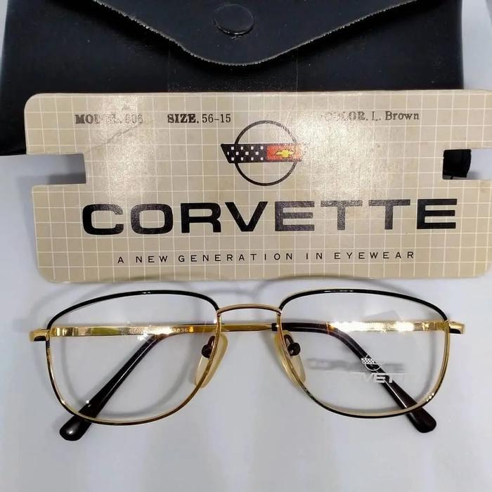 Vintage Sunglasses 80svintage Frame Brand Corvette Size 52-17 Rare