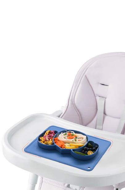 Gambar Tempat Makan Bayi, Tempat Makan Anak Silicone Feeding Plate Koala - Navy Blue dari its-mody undefined Tokopedia