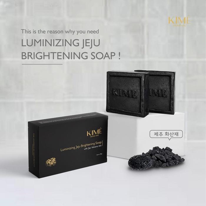 Gambar Sabun Kime Skincare Original Bpom Luminizing Jeju Brightening Korea - 1 Box dari Toyoco undefined Tokopedia