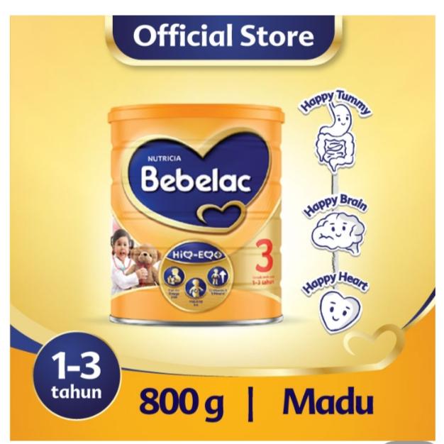 Gambar Bebelac 3 susu pertumbuhan anak 1-3 tahun Madu 800 gr dari Ebony Olshop undefined Tokopedia