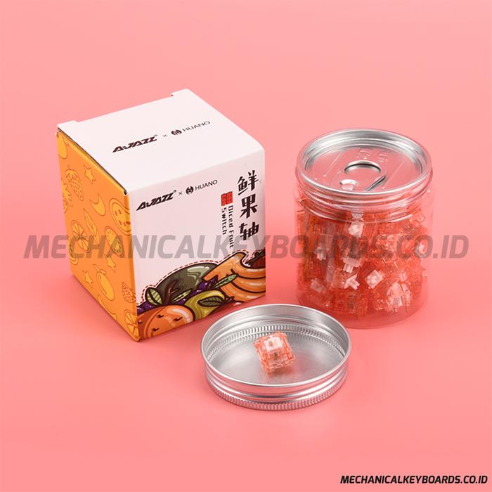 Gambar AJAZZ Diced Fruit Switch (45pcs) - Peach dari Mechanical Keyboards undefined Tokopedia