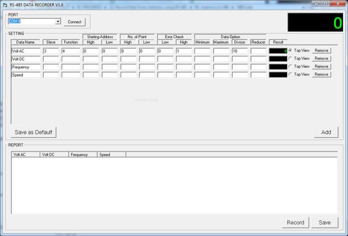 Gambar Software RS-485 Data Recorder for Autonics Editable (Open Source VB6) dari Mixed Electronic Arts undefined Tokopedia