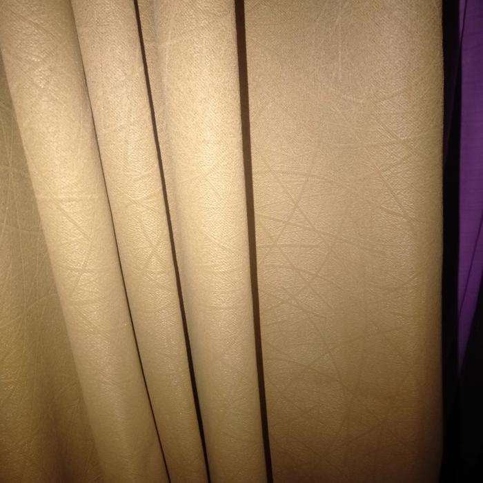 Gambar GORDEN KOLONG DAPUR/PUNUTUP BAWAH KOMPOR BAHAN IMPORT BLACKOUT - coklat muda, L.280X60cm dari Istana Gorden Store undefined Tokopedia