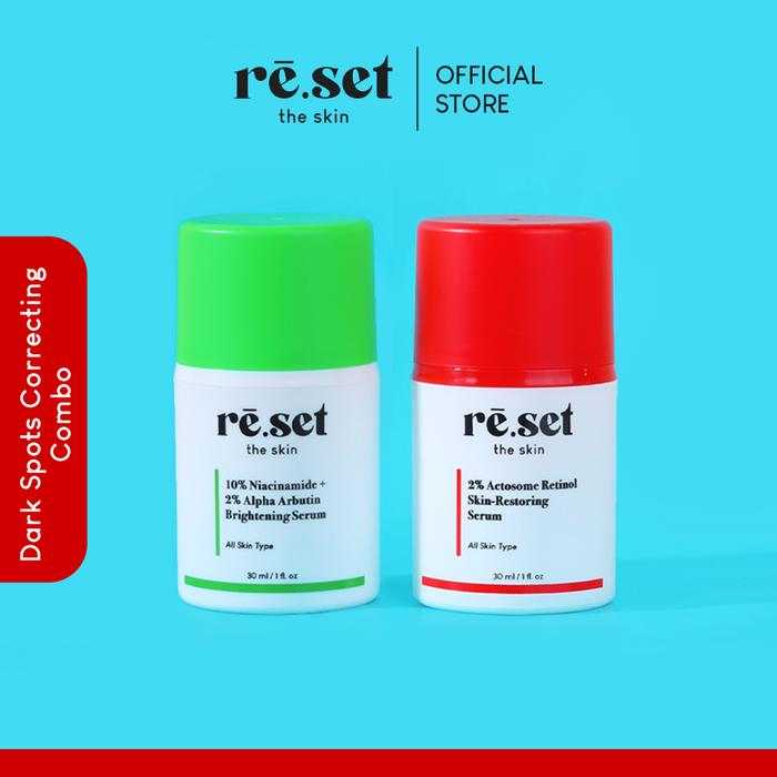 Gambar RESET THE SKIN The Dark Spots Correcting Combo dari Reset the Skin Indonesia undefined Tokopedia