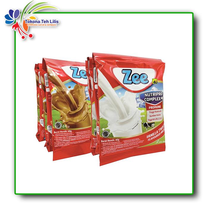 Gambar Susu Zee (10sachet - 40gr) - Vanila dari Tokona Teh Lilis undefined Tokopedia