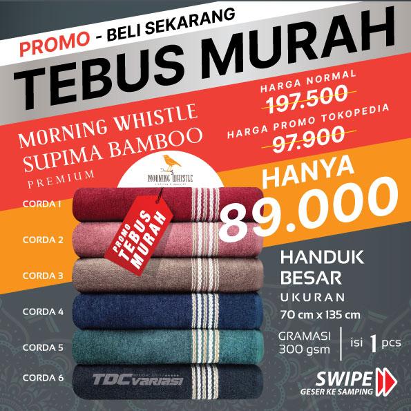 Gambar Tebus Murah Handuk Mandi Katun Khusus Member Dan Follower - Corda Random dari TDC Variasi undefined Tokopedia