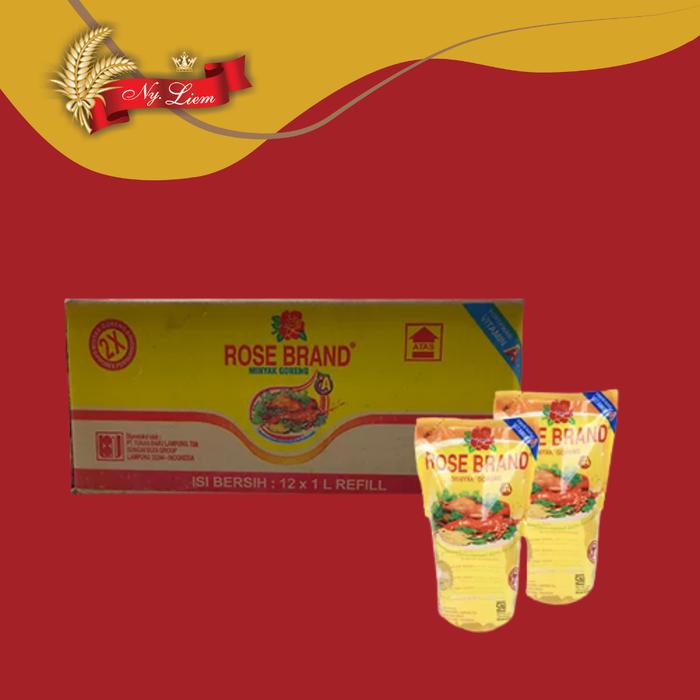 Gambar ROSE BRAND Minyak Goreng 12 x 1 liter ( 1 karton ) dari TBK Ny Liem undefined Tokopedia