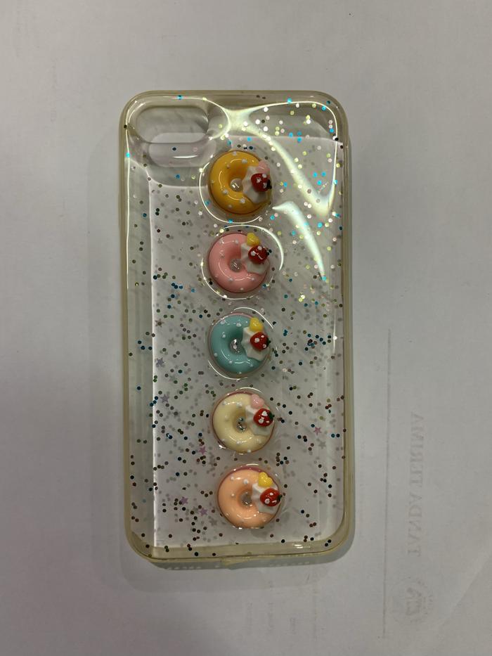 Jual Case Iphone glitter Donat (second) Kota Palembang