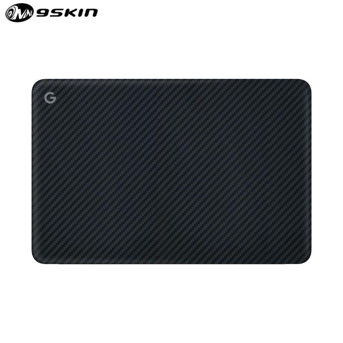 Gambar 9Skin Skin Protector for Google Pixelbook Go - Vinyl Texture - Black Carbon, Front dari 9SKIN Premium Kota Administrasi Jakarta Barat Tokopedia