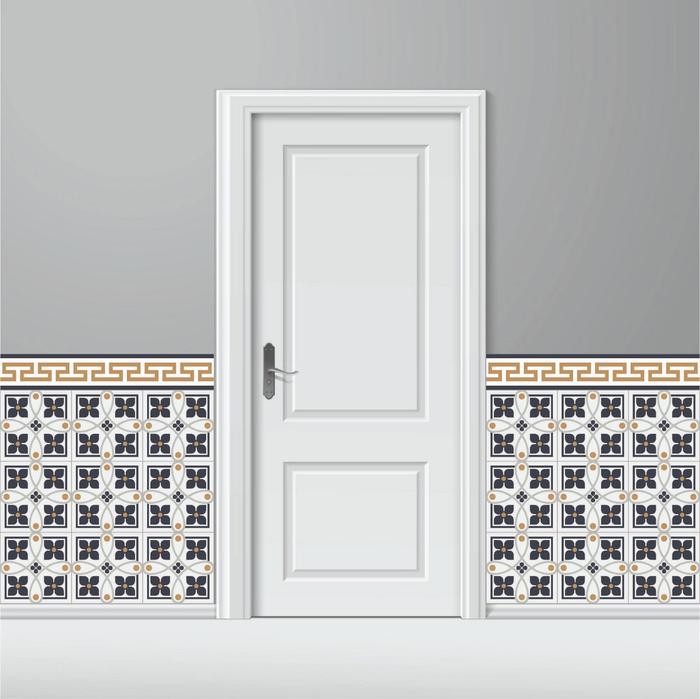 Gambar STIKER TEGEL / STICKER LANTAI / KERAMIK / TEGEL DINDING BORDER 2 - 3 dari Pusat Wallsticker undefined Tokopedia