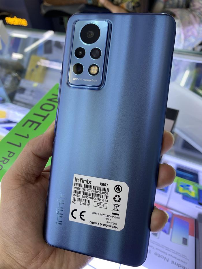 Gambar INFINIX NOTE 11 PRO RAM 8GB 128GB - BLUE - 120Hz - HELIO G96 - 5000mAh - Mist Blue dari Tmobile itc bsd undefined Tokopedia