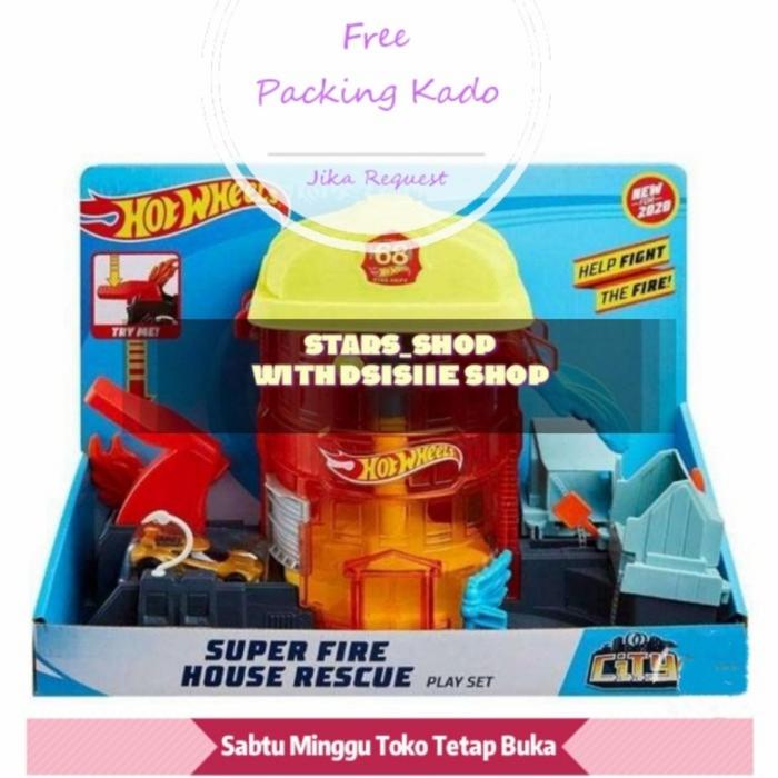 Wheels Super Loop Fire Hot Wheels Fire House Rescue Jual Hotwheels
