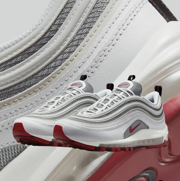 Jual Nike Air Max 97 “White/Red 42 Kota Bandar Lampung