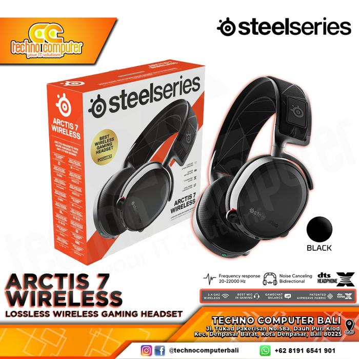 Gambar Headset Steelseries Arctis 7 Wireless - Hitam dari Techno Computer Bali undefined Tokopedia