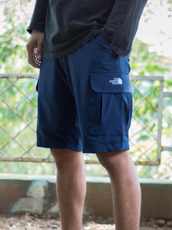 Gambar CELANA GUNUNG PANJANG OUTDOOR BAHAN QUICKDRY CARGO HIKING CAMPING - PENDEK NAVY, M dari Mata Empat Adventure undefined Tokopedia