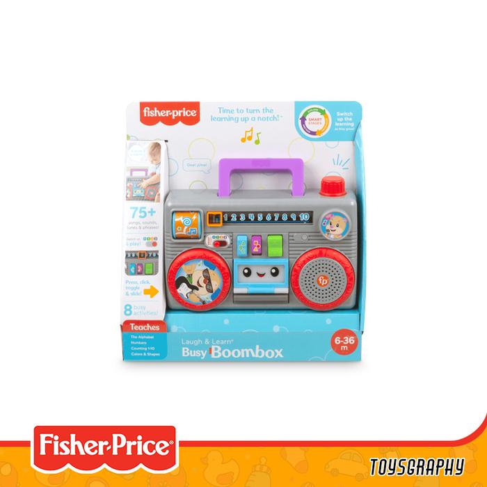 Gambar Fisher Price Laugh & Learn BUSY BOOMBOX Mainan Edukasi Anak Bayi Radio dari Toysgraphy undefined Tokopedia