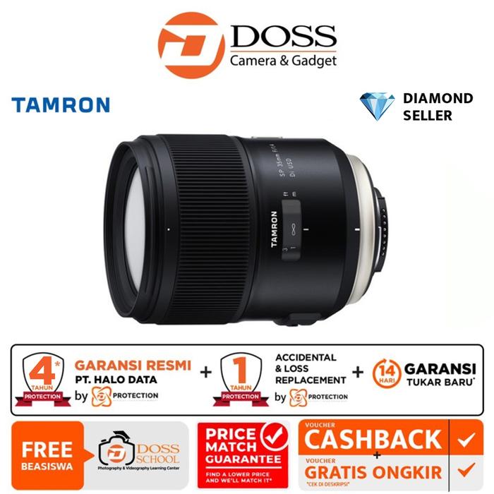Promo Tamron SP 35mm Di USD for CANON EF NIKON F NIKON