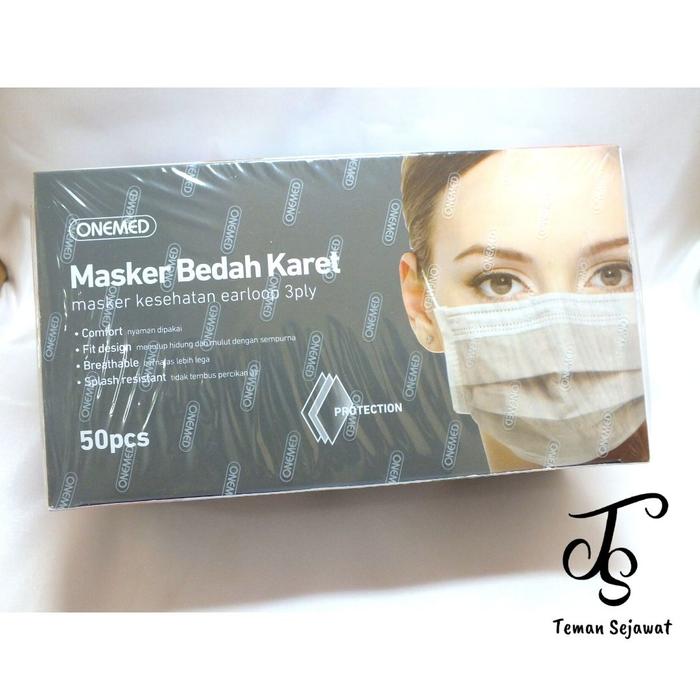 Gambar ONEMED MASKER MEDIS 3 PLY EARLOOP - Abu-abu dari TS Medika Indonesia undefined Tokopedia