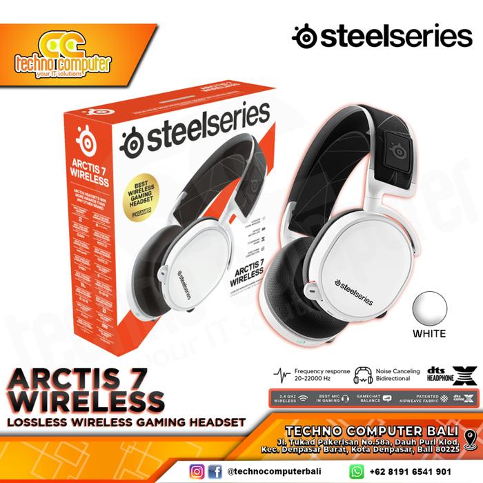 Gambar Headset Steelseries Arctis 7 Wireless - Putih dari Techno Computer Bali undefined Tokopedia