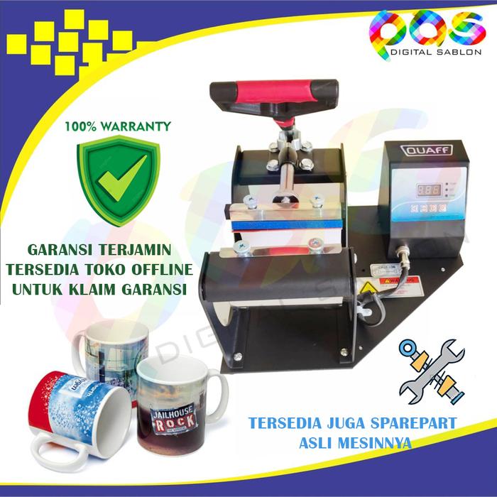 Gambar Mesin Press Mug Moulding Tidur / Murah / Std / Strandar / Kokoh / Awet - hitam biru dari Pas Digital Sablon undefined Tokopedia
