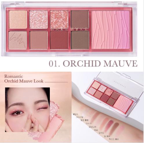 Gambar Wakemake mix blurring eye palette NEW color - 01 ORCHID MAUVE dari Lovamo undefined Tokopedia