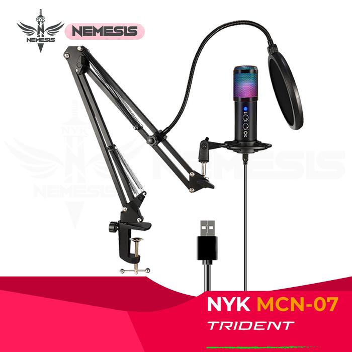 Gambar Microphone Condenser Audio NYK Nemesis MCN-07 TRIDENT - Hitam dari ptic Kota Semarang Tokopedia