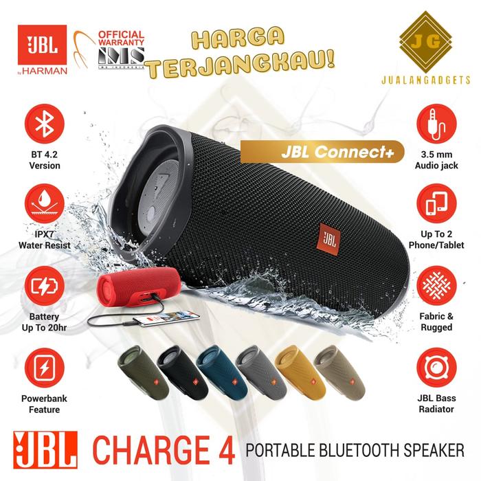 Jual Speaker JBL Charge 4 Bluetooth 