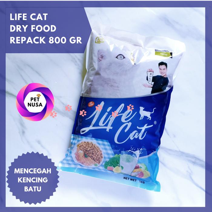 Gambar Makanan Kucing 1 Kg Life Cat Kering Murah Kiloan / Dry Food Repack - 800 gram dari CV PET NUSA B undefined Tokopedia