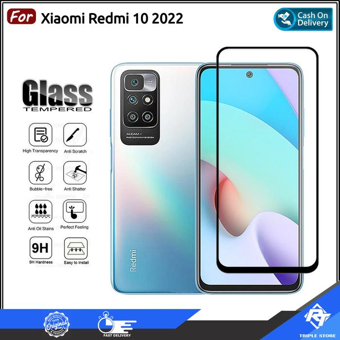 Gambar Tempered Glass XIAOMI REDMI 10 2022 Anti Gores Color Full Screen dari Triple Storee undefined Tokopedia