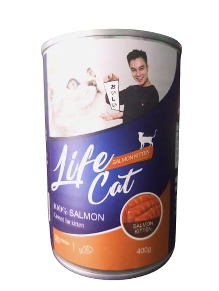 Gambar LIFE CAT KALENG - CAT FOOD 400 gr - KITTEN SALMON dari SHsuperpet undefined Tokopedia