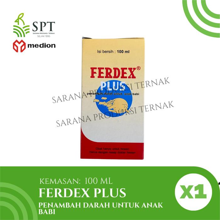 Gambar MEDION FERDEX PLUS 100 ML PENAMBAH DARAH UNTUK ANAK BABI dari Sarana Produksi Ternak undefined Tokopedia