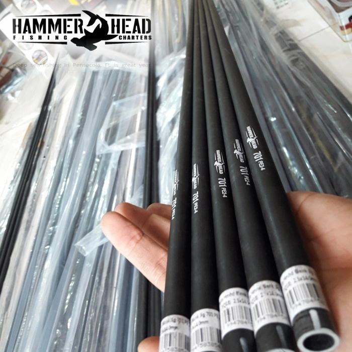 Gambar BLANK CARBON GRAPHITE HAMMERHEAD PE 0.8 1 PE 2 4 - 210CM 0.8-2 dari Aft Absolute Fishing Tackle undefined Tokopedia