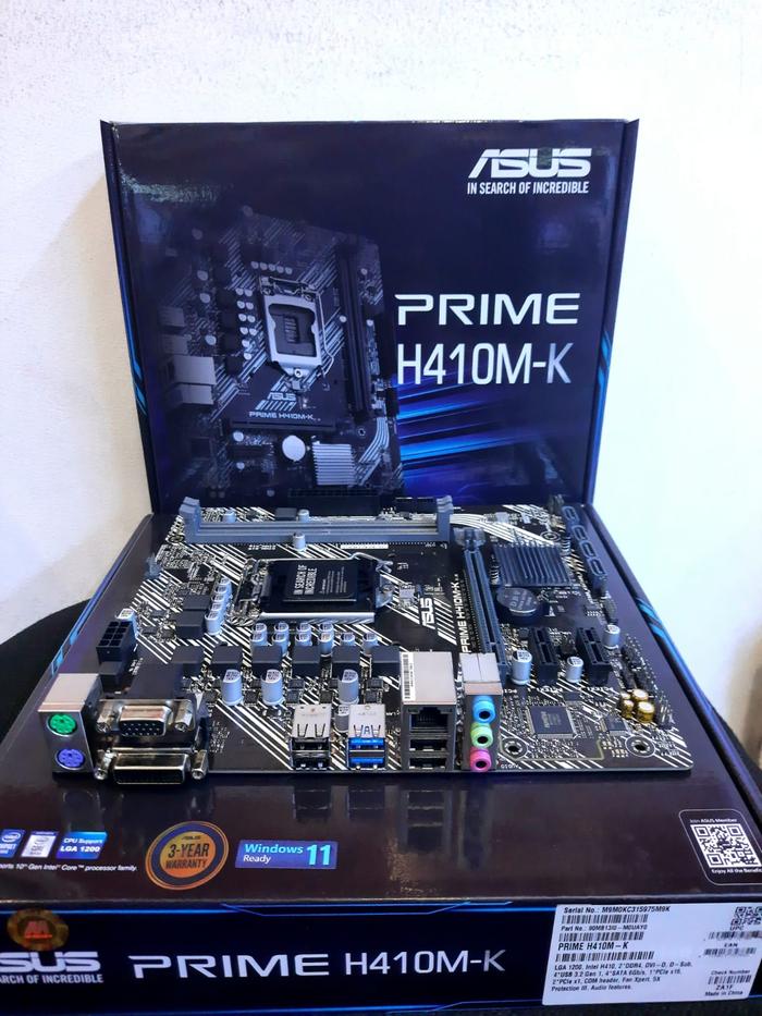 ASUS INTEL H410 搭載 LGA1200 対応 マザーボード PRIME H410M-A