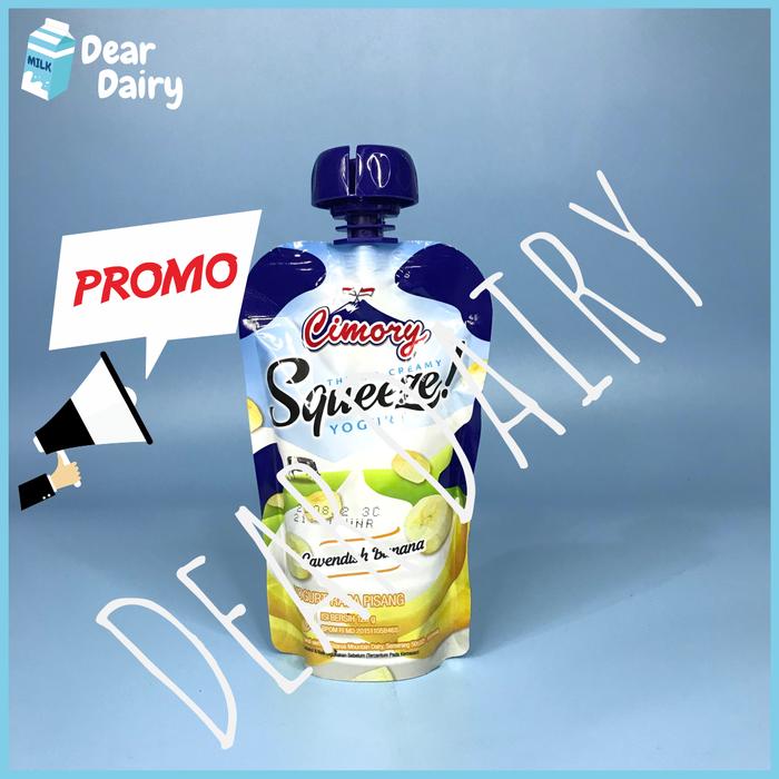 Gambar Yogurt Squeeze Cimory 120gr Yoghurt Pouch - Banana dari Dear Dairy undefined Tokopedia