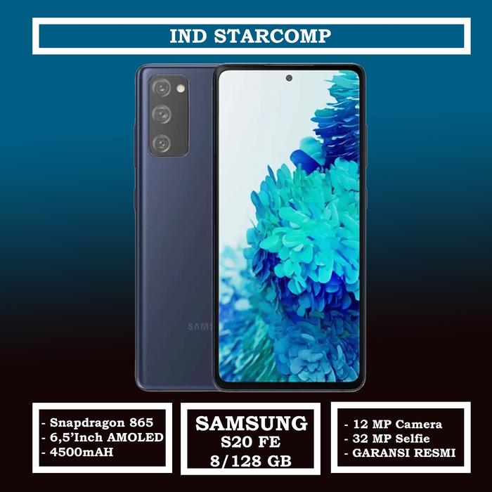 Gambar Samsung Galaxy S20 FE 8/128 Snapdragon Garansi Resmi - Cloud Navy dari IND STARCOMP undefined Tokopedia