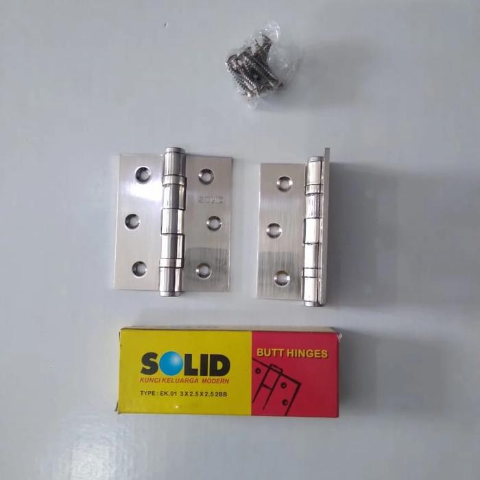 Gambar Engsel SOLID EK 02/EK 01/Engsel pintu 4 Inch/Engsel jendela 3 Inch - 3"Ek 01 dari CAHAYA PERMATA SANITARY undefined Tokopedia