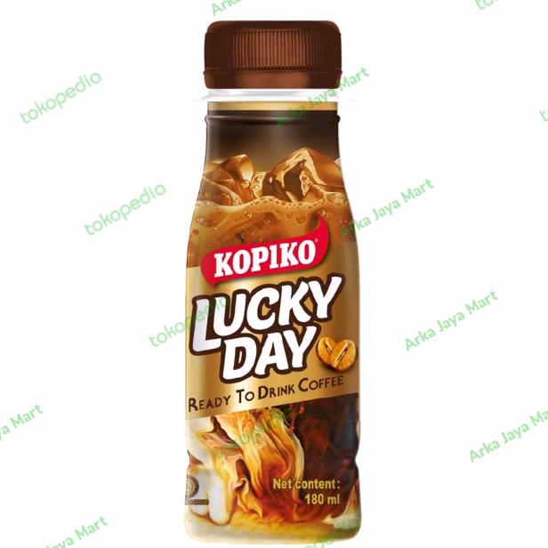 Gambar Kopiko Lucky Day Coffee Pet 180 ml - dari Arka Jayamart undefined Tokopedia