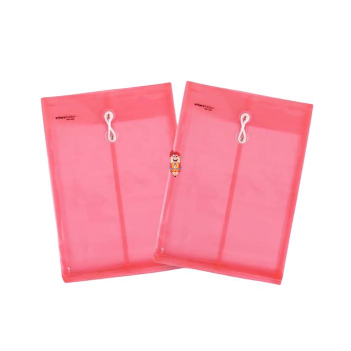 Gambar Map Kancing / Map file / map plastik IMCO / INTER-X - Merah dari Bali Stationery undefined Tokopedia