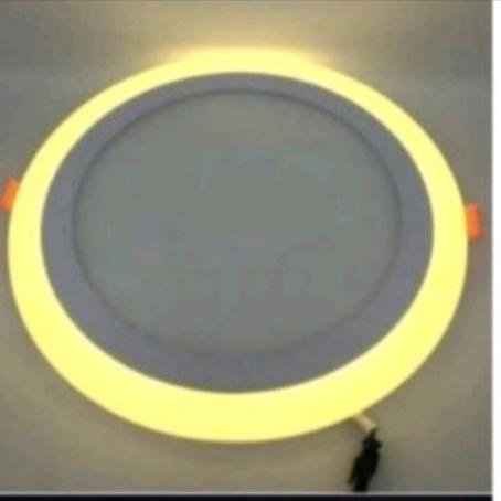 Gambar lampu led panel downlight led 2warna 3w 4w 6w 12w 18w plafon 2 warna - PUTIH + KUNING, 3 WATT + 3 WATT dari starlight.electric undefined Tokopedia