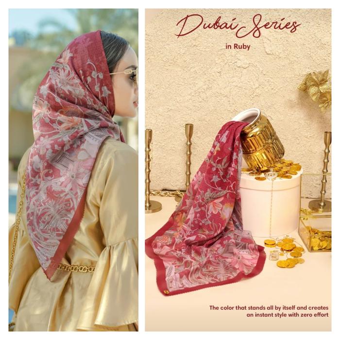 Gambar buttonscarves voal dubai series - Ruby dari Elvaretta Shop undefined Tokopedia