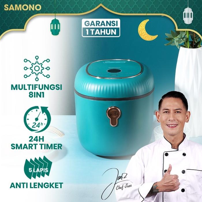 Gambar Samono Smart Rice Cooker Digital Multifungsi 8in1 SW-RCEG1L dari OborBaru undefined Tokopedia