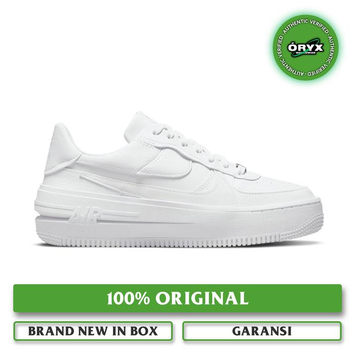 Jual Nike Air Force Platform Triple White Full