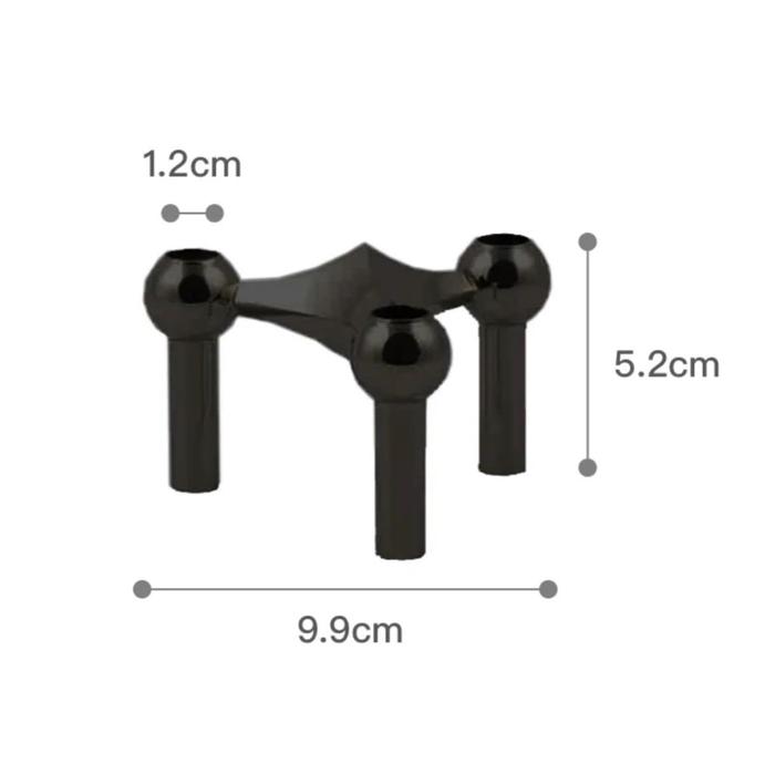 Gambar Link Candle Holder // Tempat Lilin - Black dari Essdeco undefined Tokopedia