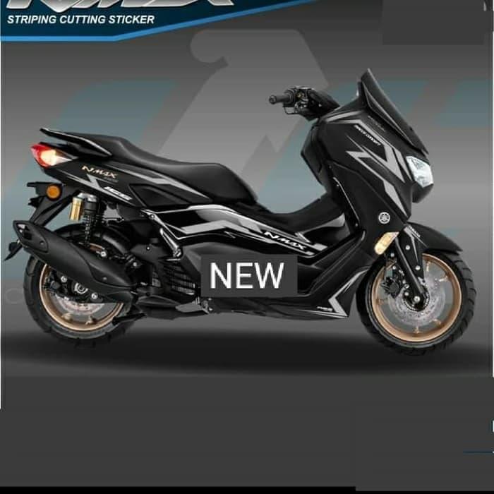 Gambar striping cutting sticker Yamaha NMAX NEW 2020 motor hitam 01 - gray dari Pesolex Variasi undefined Tokopedia