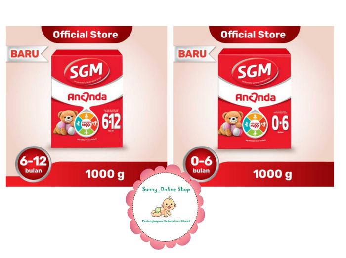 Gambar SGM Ananda 6-12 1000gram dari Sunny_Online Shop undefined Tokopedia