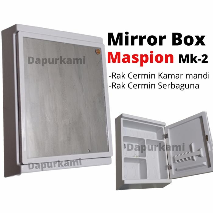 Gambar Mirror Box Cabinet Mc-2 Maspion • Rak Cermin Serbaguna - MK-2 dari Dapurkami official undefined Tokopedia