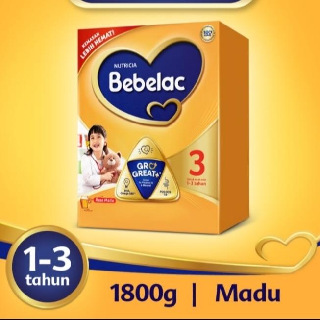 Gambar Bebelac 3 susu pertumbuhan madu 1800gr dari tritirtoshop undefined Tokopedia
