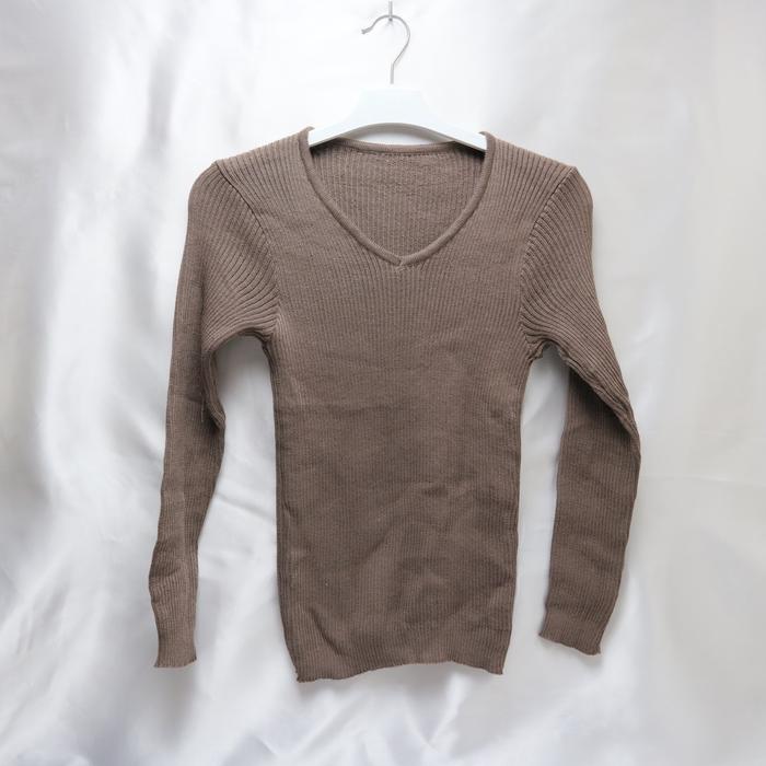 Gambar long knit top atasan rajut wanita lengan panjang hijab import hongkong - Burgundy dari Misss Nathalie Shopp undefined Tokopedia