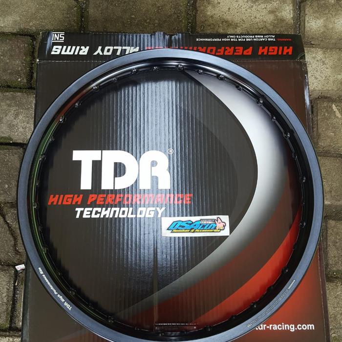 Gambar velg TDR ring 17 ukuran 160 185 bronze dan titanium - Hitam dari Osacuy_NEW undefined Tokopedia